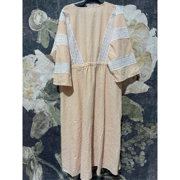 New Anthropologie c Rahi Stripe Kimono One Size - Picture 2 of 4